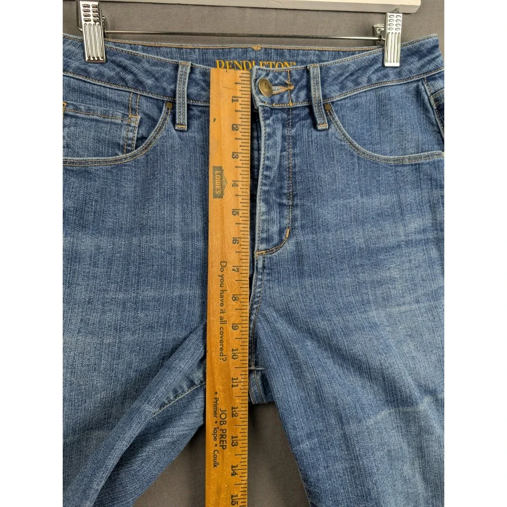 Pendleton Women Blue Bootcut Denim Jeans Size‎ 6 Stretch Medium Wash